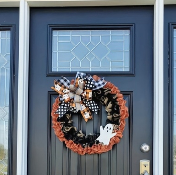 Halloween Door Wreath - Picture 2 of 2